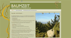 Desktop Screenshot of baumzeit.info